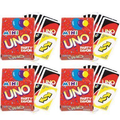 mini uno cards party city.